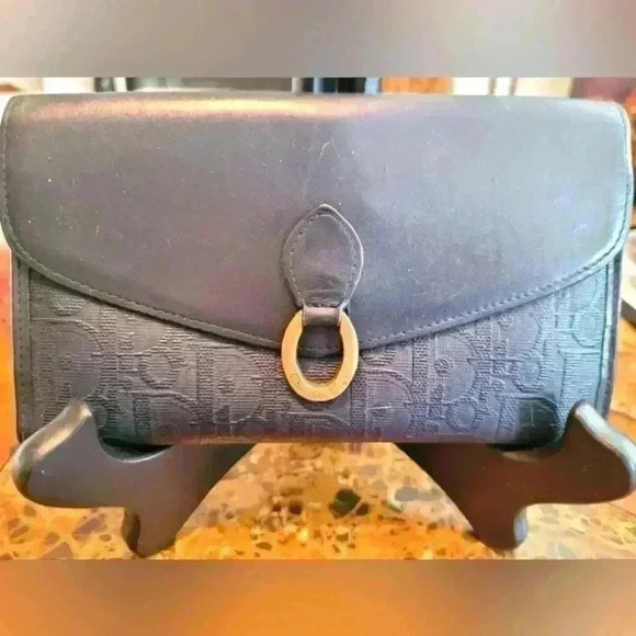 Christian Dior Navy Blue Vintage Wallet - Picture 1 of 10